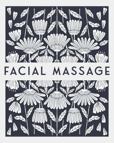 facial massage sign